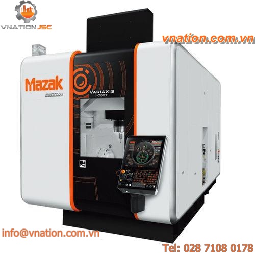 CNC machining center / 5-axis / vertical / rotating table