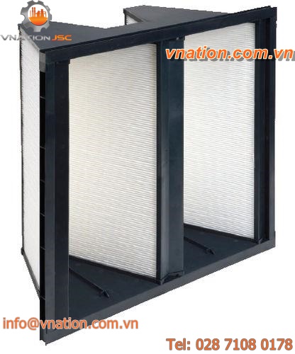 air filter / high-efficiency / pleated / chemical
