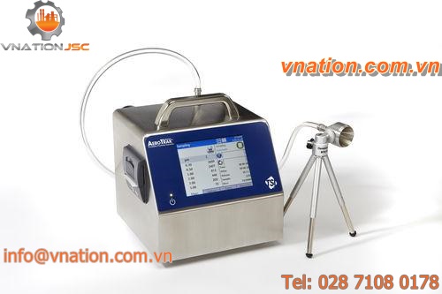 airborne particle counter / positive displacement / digital / condensation