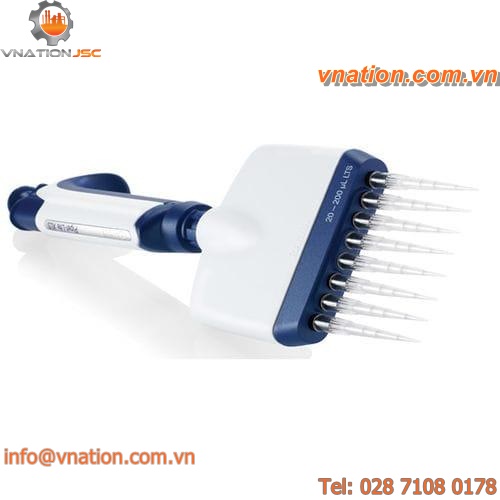 manual adjustable-volume pipette / 12-channel / 8-channel / for laboratory