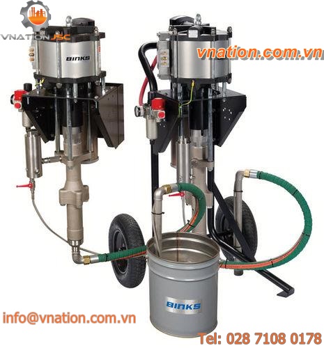 paint pump / air-operated / piston / airless