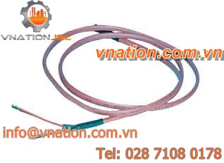 constant-wattage heating cable / silicone-insulated / for pipe heat tracing
