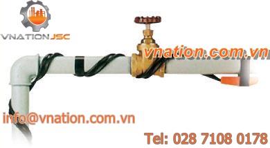 PVC-insulated heating tape / for pipe heat tracing