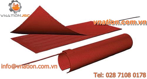 flat heating element / flexible / silicone / adhesive