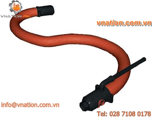liquid heated hose / for gas / silicone