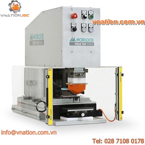 pad printing machine with closed ink cup / high-speed / electropneumatic