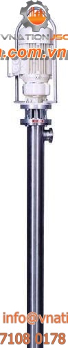 food product pump / with electric motor / progressive cavity / semi-submersible