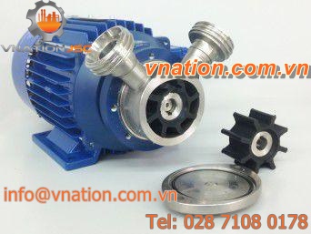 oil pump / with electric motor / flexible-vane / for the food industry