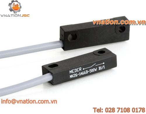 reed proximity sensor / flat / rectangular