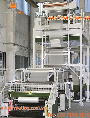 blown film extrusion line / for food film
