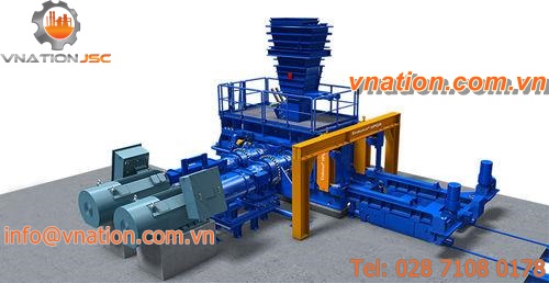 roller mill / for mineral ore / horizontal / high-pressure