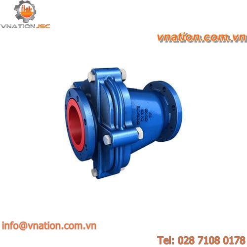 swing check valve / flange / for corrosive liquids