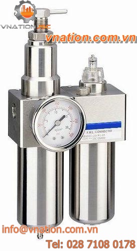 air filter-regulator-lubricator / pressure