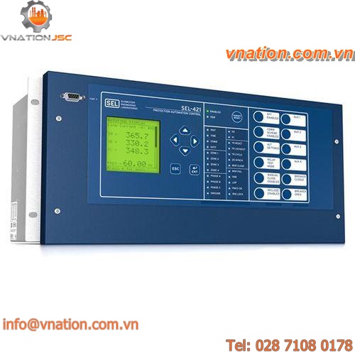 digital protection relay / programmable / configurable / for recloser control