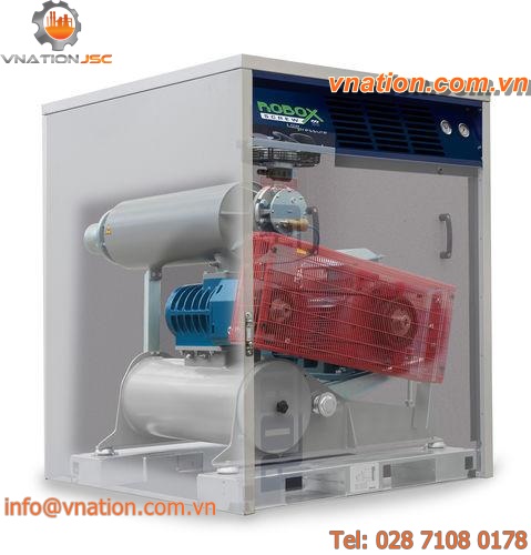 air compressor unit / screw / stationary / silent