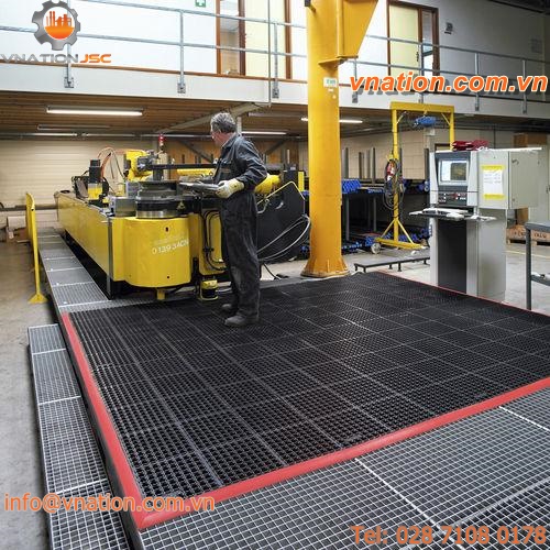 anti-fatigue mat / duckboard / nitrile rubber / wet area