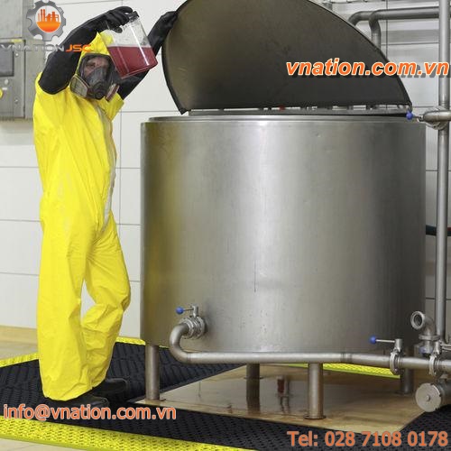 duckboard mat / anti-fatigue / PVC / wet area