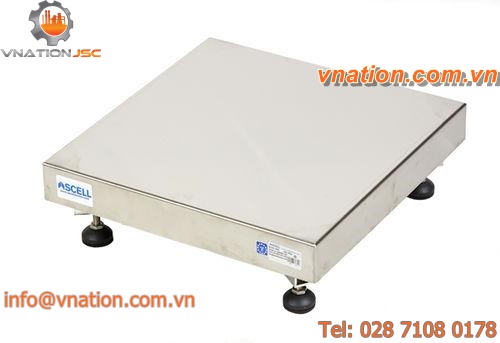 platform scales / with separate indicator / IP68 / stainless steel