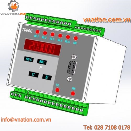 digital weight indicator-transmitter / standard / DIN rail