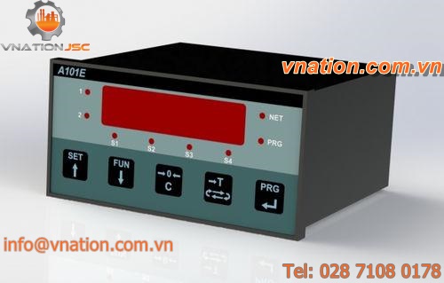 digital weight indicator / LED display / panel-mount