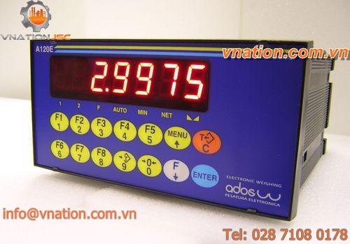 digital weight indicator / DIN rail