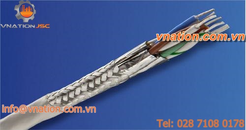 data transmission cable / FireWire / twisted pair / insulated