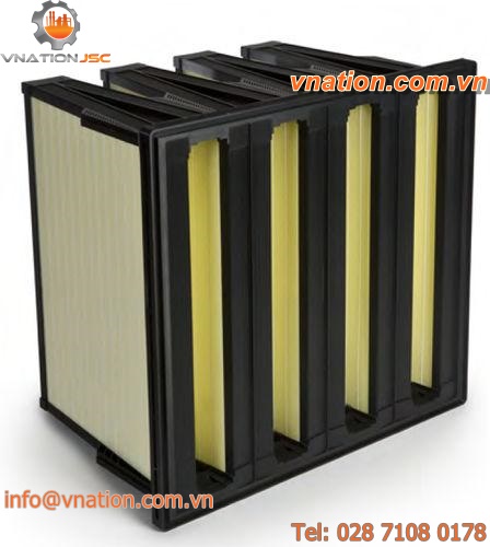 air filter / water / for gas turbines / V