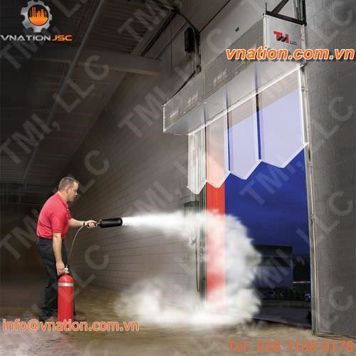 ambient air curtain / horizontal / industrial door