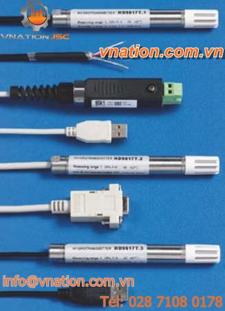 relative humidity and temperature sensor / plug-in / OEM applications / with temperature measurement