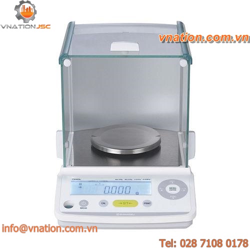 analysis scales / with LCD display / stainless steel