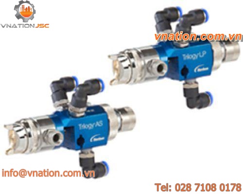 spray gun / for paint / automatic / gravity feed