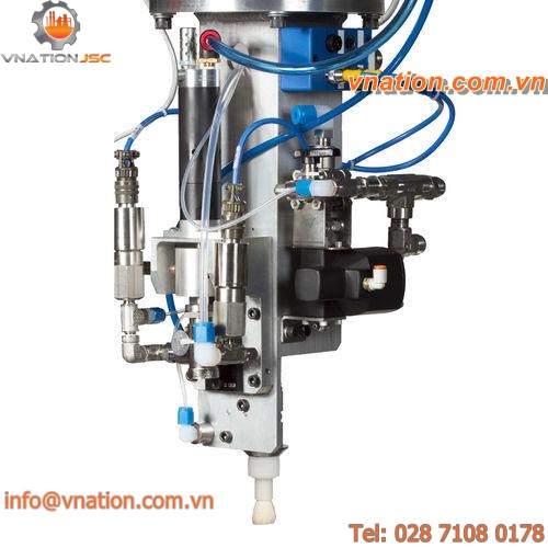 adhesive dispensing system / fluid / volumetric / multi-component