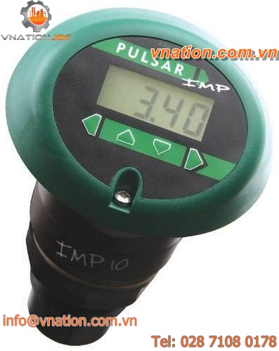 ultrasonic level sensor / for liquids / for chemicals / for tanks