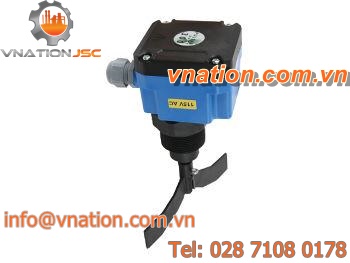 rotating paddle level switch / for solids / threaded / dust-proof