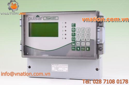 ultrasonic flow meter / for water / open-channel