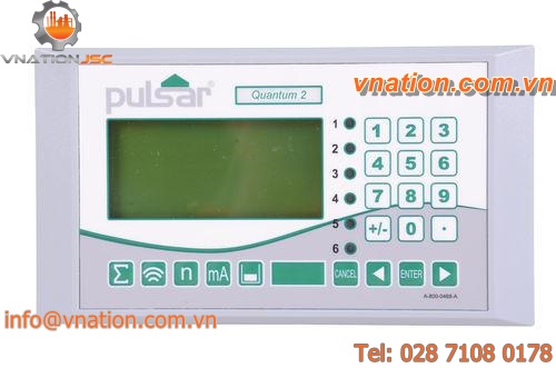 pump station controller with pump auto-reset / with alarm function / ultrasonic