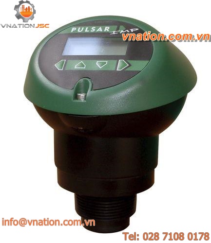 ultrasonic level sensor / for liquids / for tanks / compact
