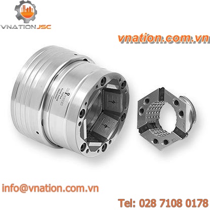 machining clamping chuck / pull-back / workpiece