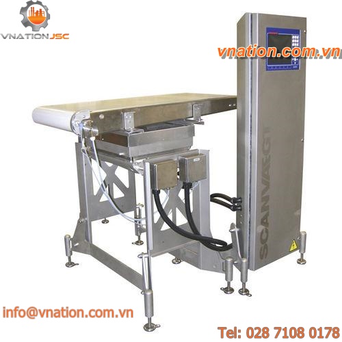 food product checkweigher / for the food industry / modular / with belt conveyor