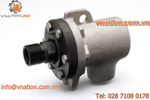 steam rotary union / for water / multi-passage / stainless steel