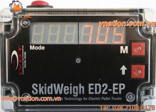 forklift truck scales / with separate indicator / IP67