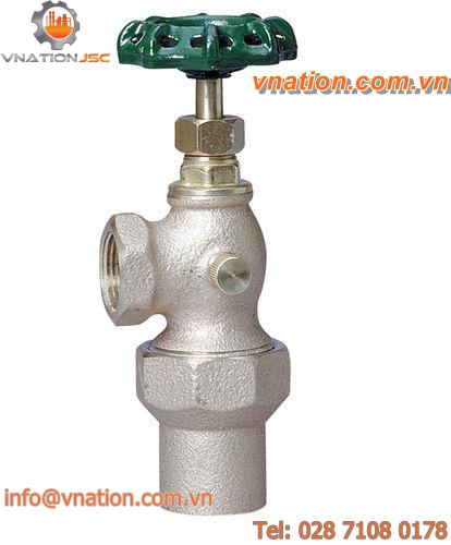 globe valve / manual / regulating / for water