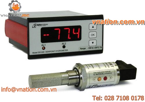 in-line dew-point transmitter / low dew point