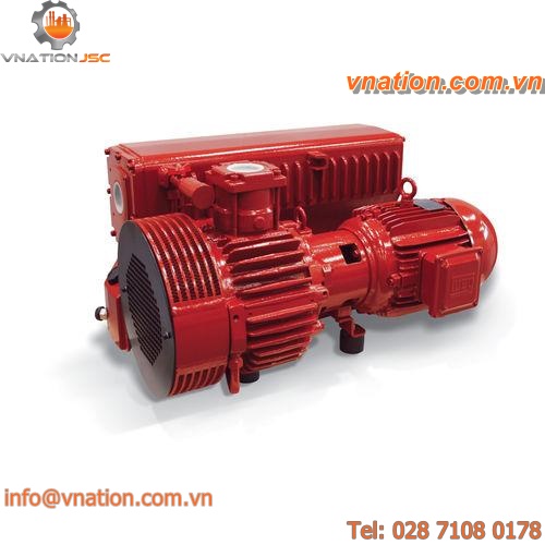 rotary vane vacuum pump / oil-filled / single-stage / high-performance