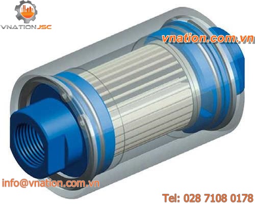 oil vapor filter / cartridge / in-line / suction