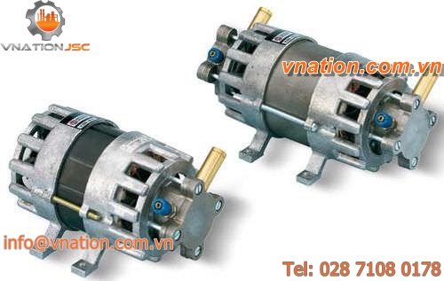 rotary vane vacuum pump / self-lubricated / single-stage / mini