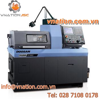 CNC Swiss lathe / compact / double-spindle