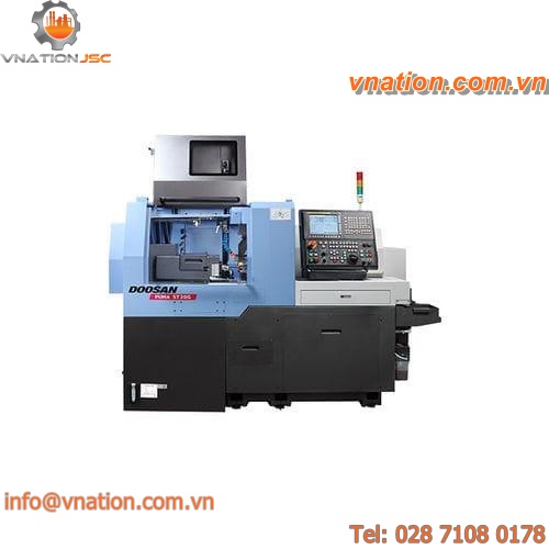 CNC Swiss lathe / 2-axis / high-precision / double-spindle