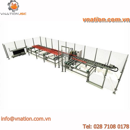 CNC cutting machine / for aluminum profiles / rotary blade / semi-automatic
