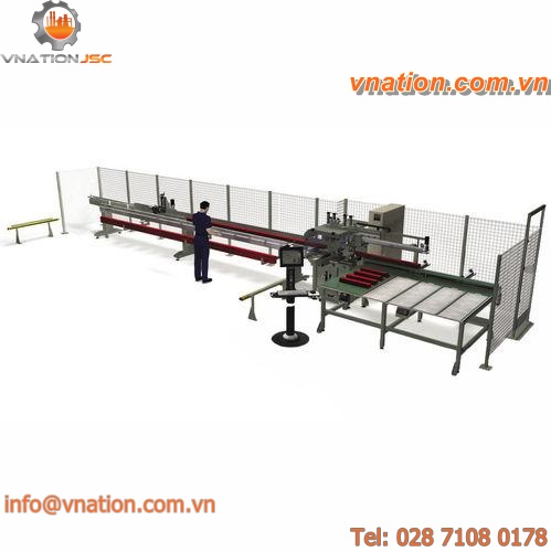 aluminum profile cutting and machining center / for PVC profiles